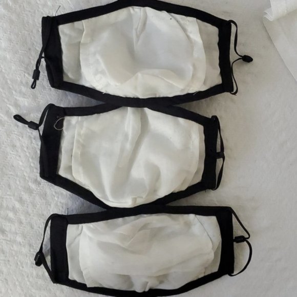 New Double Layer Mask with interior pockets- 3 pk - Picture 6 of 8